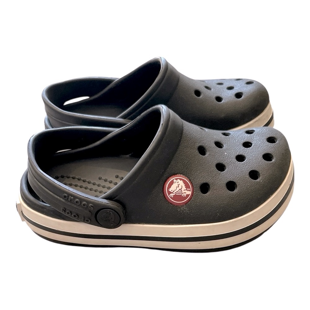 Black Crocs Size 8T